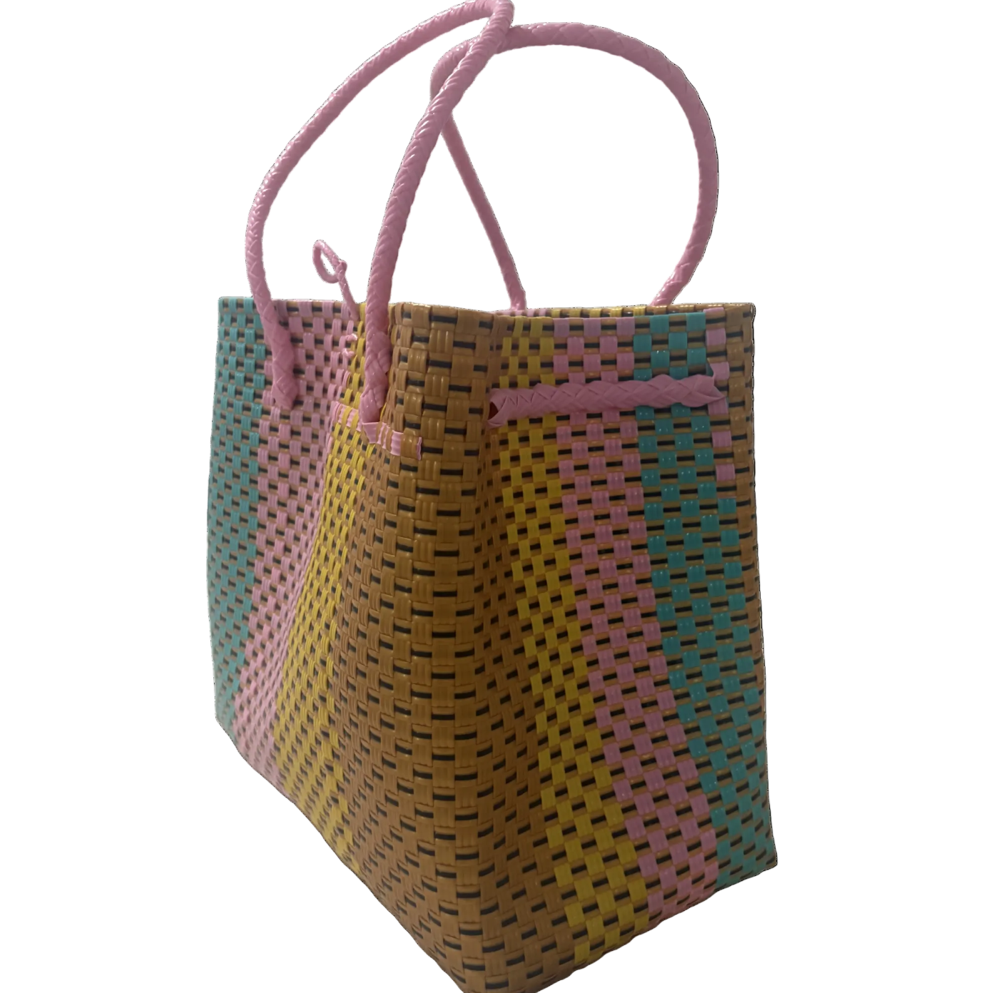DUCHESS SORBET DESIGNER TOTE IN MULTICOLOUR WEAVE