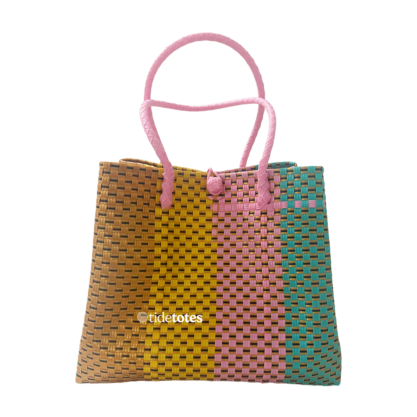 DUCHESS SORBET DESIGNER TOTE IN MULTICOLOUR WEAVE