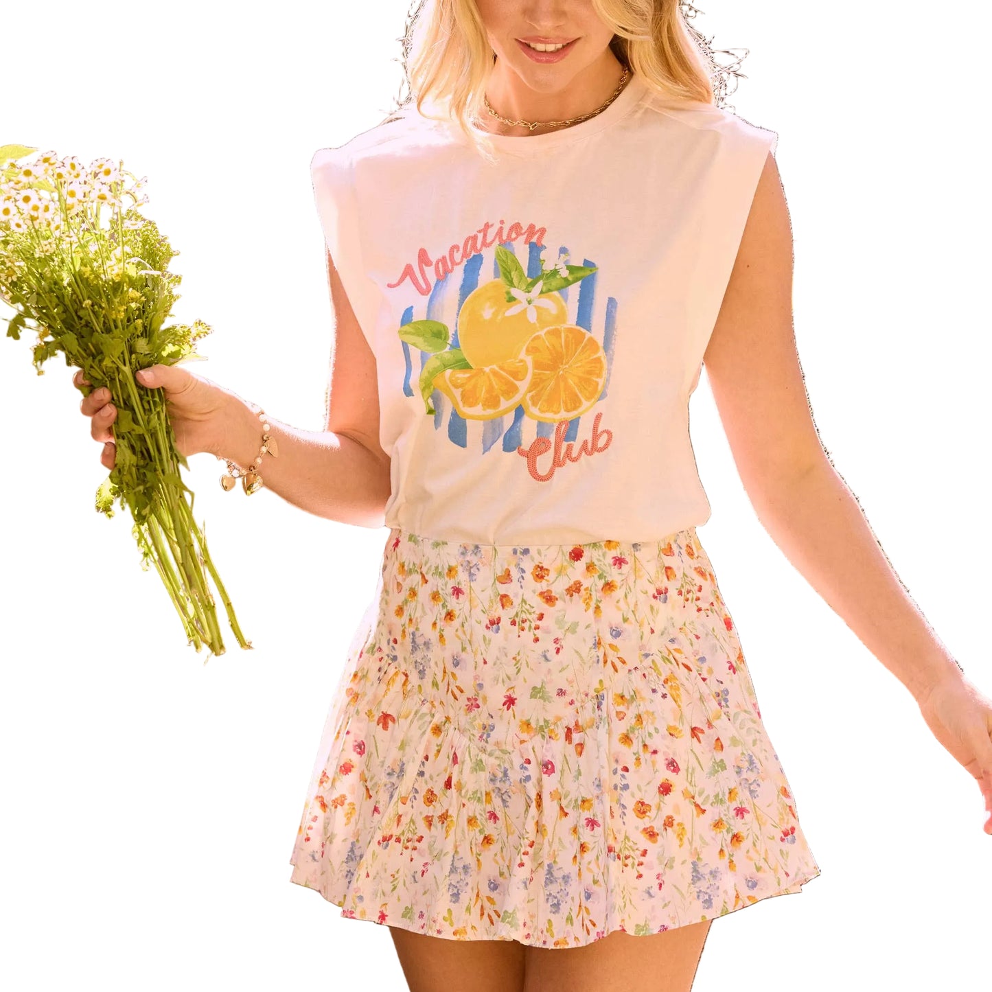 PRINTED MINI SKIRT