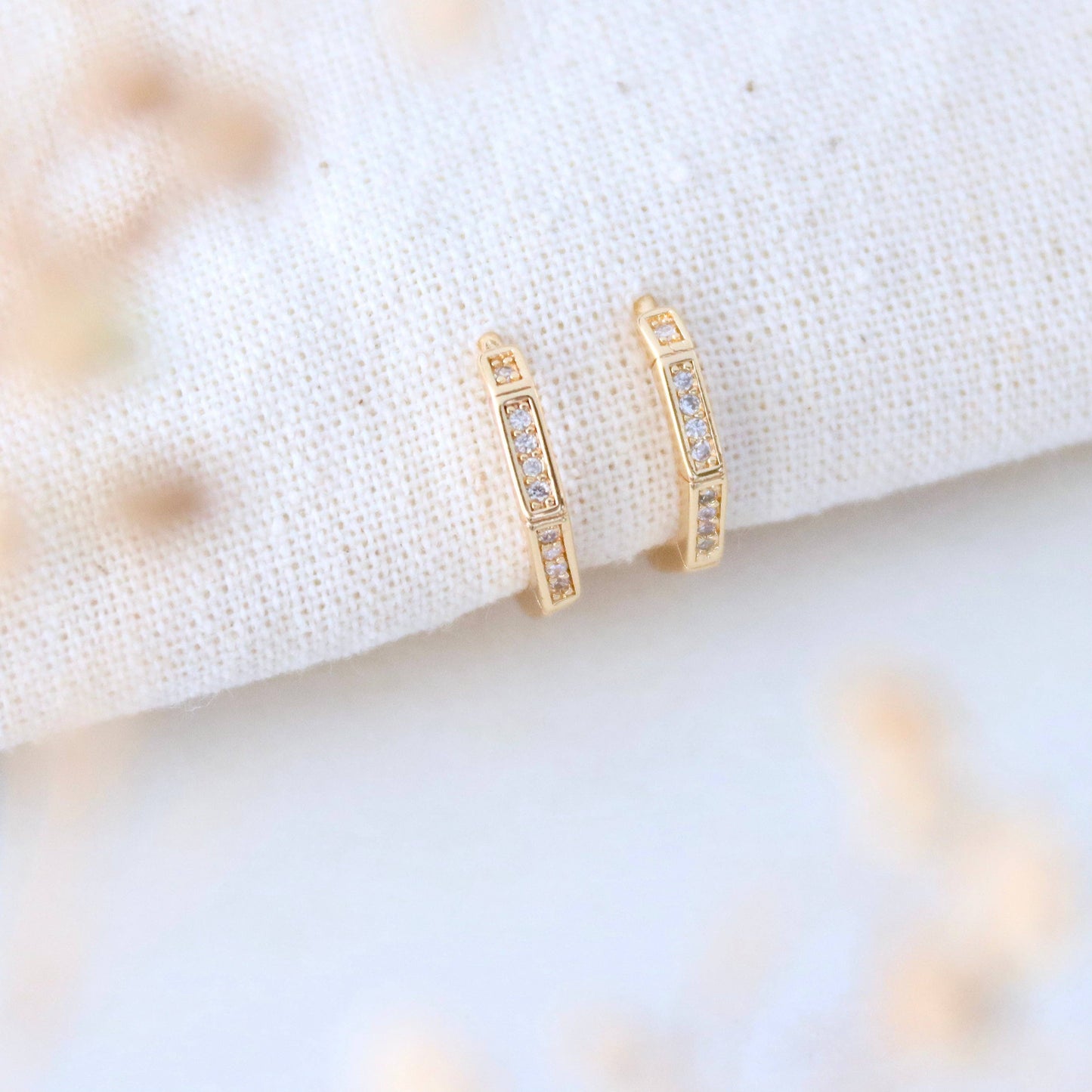 POLYGONE HOOP EARRINGS
