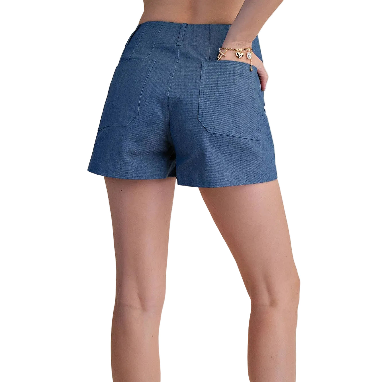 SCALLOPED SHORTS